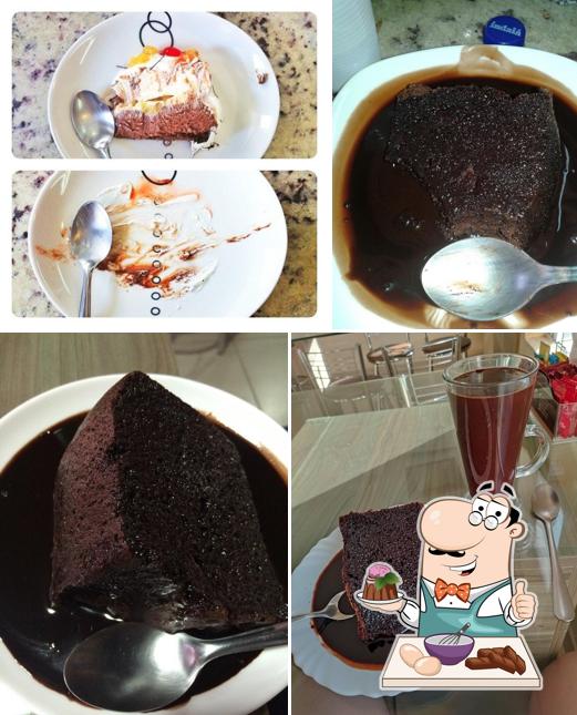 Não esqueça de pedir uma sobremesa no Delícia Café