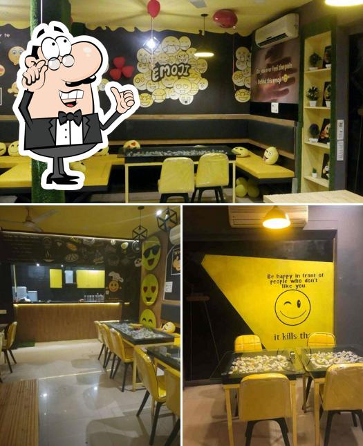 The interior of CAFE EMOJI - A PLACE FOR EVERY EMOTION