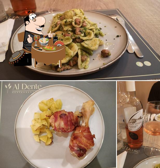 Tra le varie cose da Al dente restaurant si possono trovare la cibo e bevanda