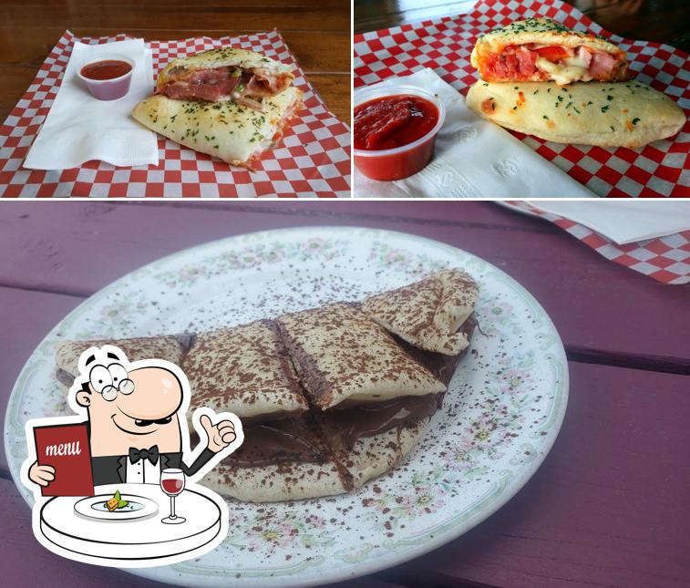 Plats à Battista's Calzone