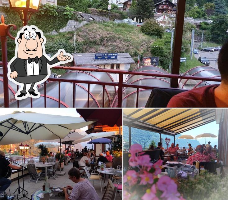 Gli interni di Buffet de la Gare de Glion