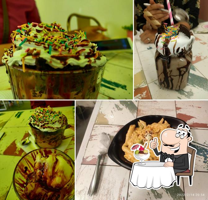 Cafe The Little Plates serves a range of desserts