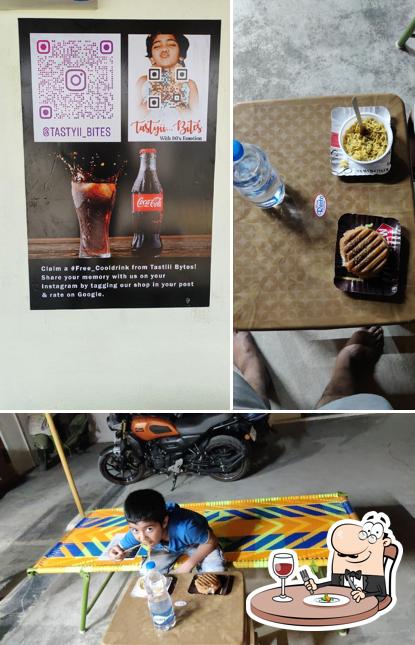 This is the picture showing food and exterior at Tastyii bites