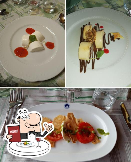 La immagine di cibo e alcol da Ristorante " locanda le tre oche"