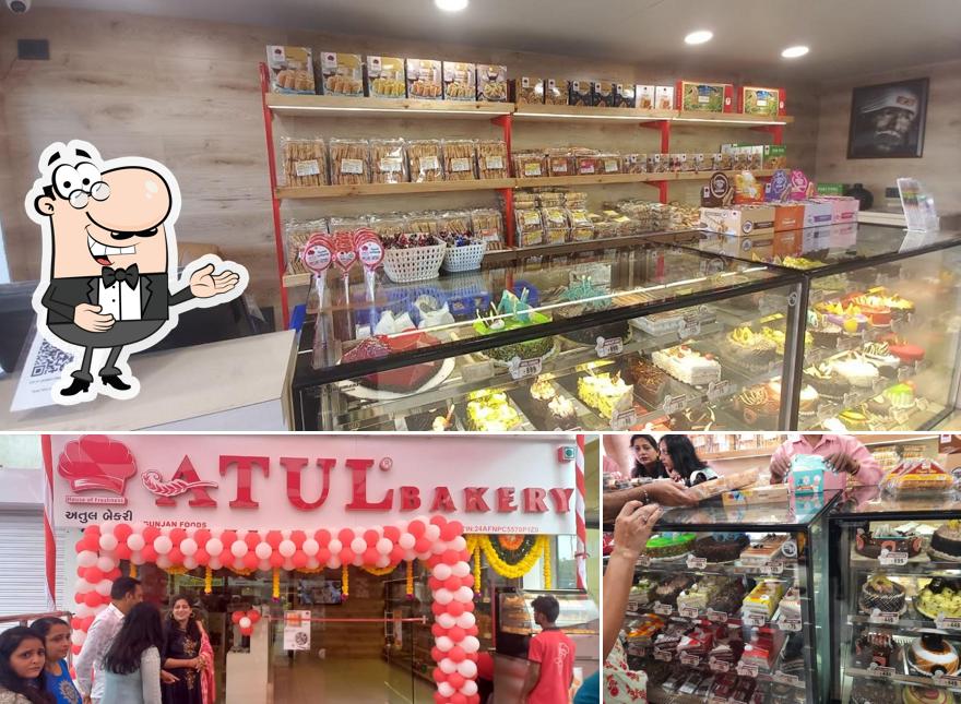 Here's a picture of Atul bakery Iskcon Temple Road Hari Nagar Vadodara