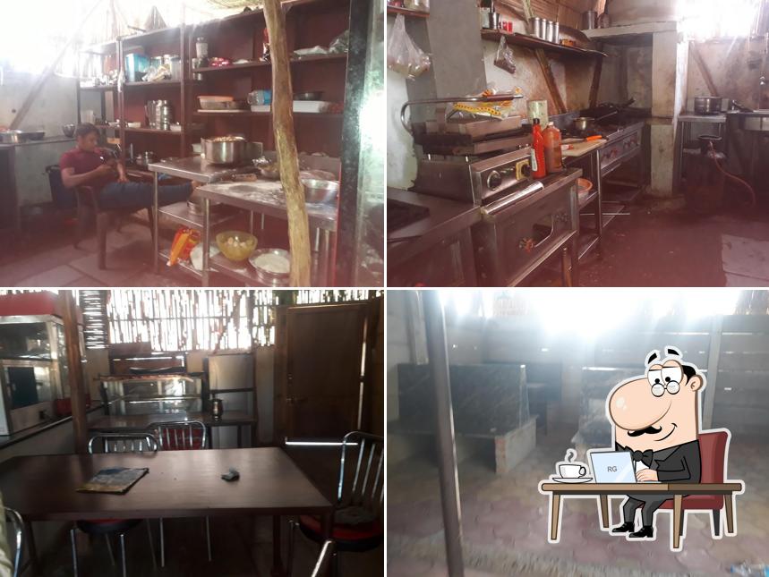 The interior of Bulbul food court