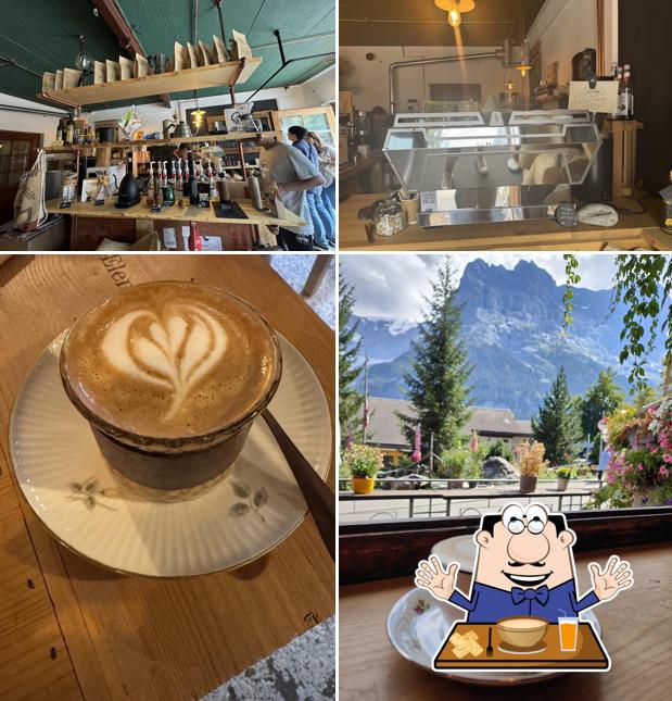 La cibo e interni del ristorante