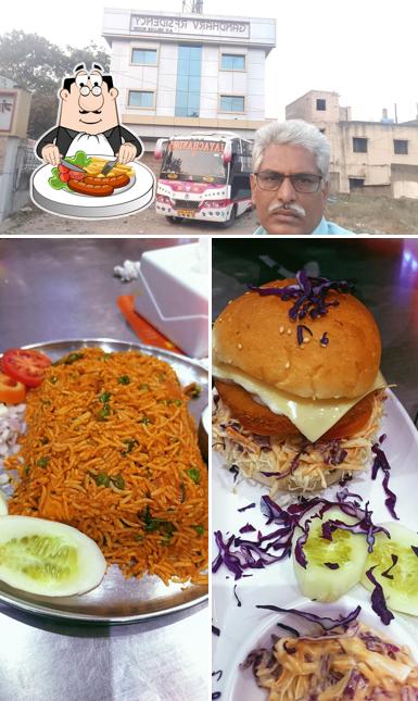 The image of food and exterior at Gandharva Residency - Hadapsar