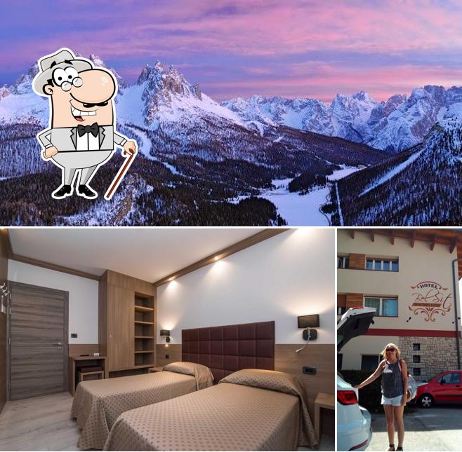Curiosa tra la parte esterna di Hotel Bel Sit Dolomiti