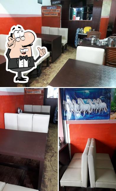 The interior of Maharani Mess &hotel