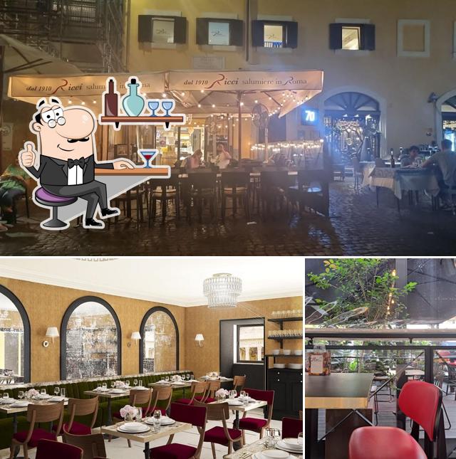 Gli interni di Ricci - Salumiere in Roma