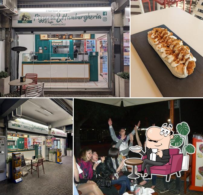 Gli interni di Rio - Hamburger, Fritti, Pizze al Taglio