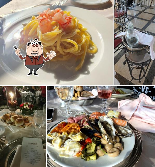 Cibo al Ristorante Roof Garden