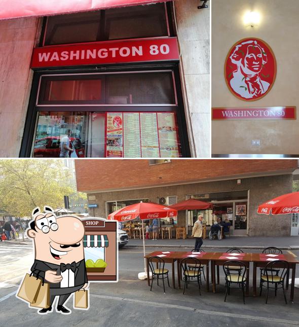 Gli esterni di Washington 80 Pizzeria