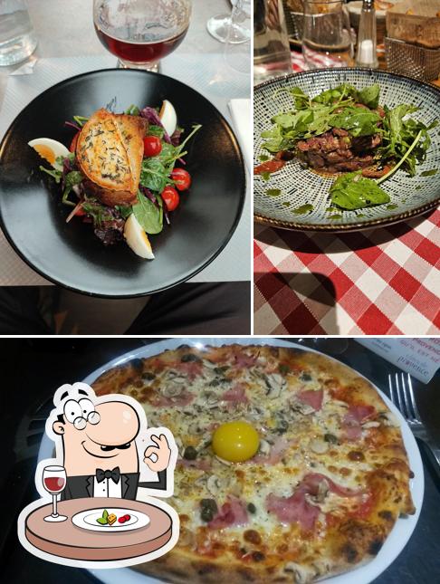 Plats à restaurant-pizzéria "La Smeralda"