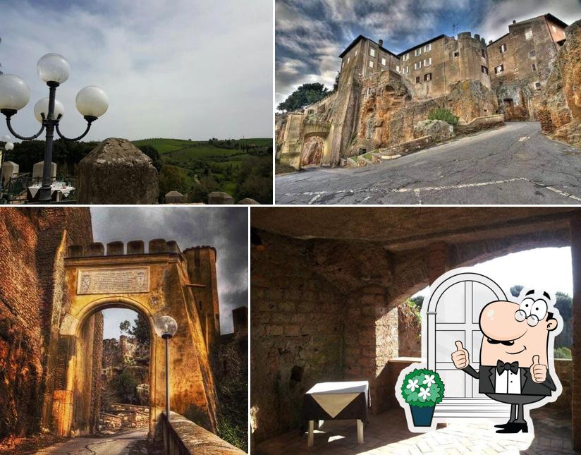 Gli esterni costituiscono una caratteristica importante di Trattoria La Rocca