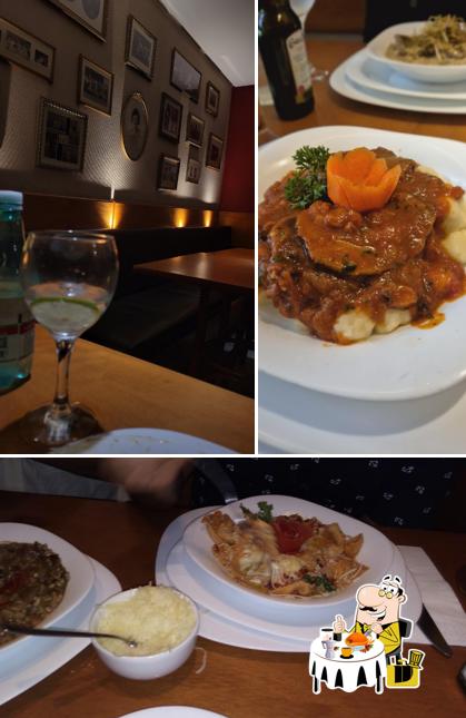 Comida em Restaurante Mamma Roma