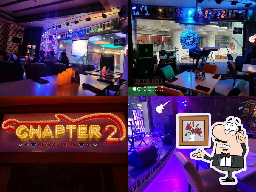 Take a seat at one of the tables at Chapter 2