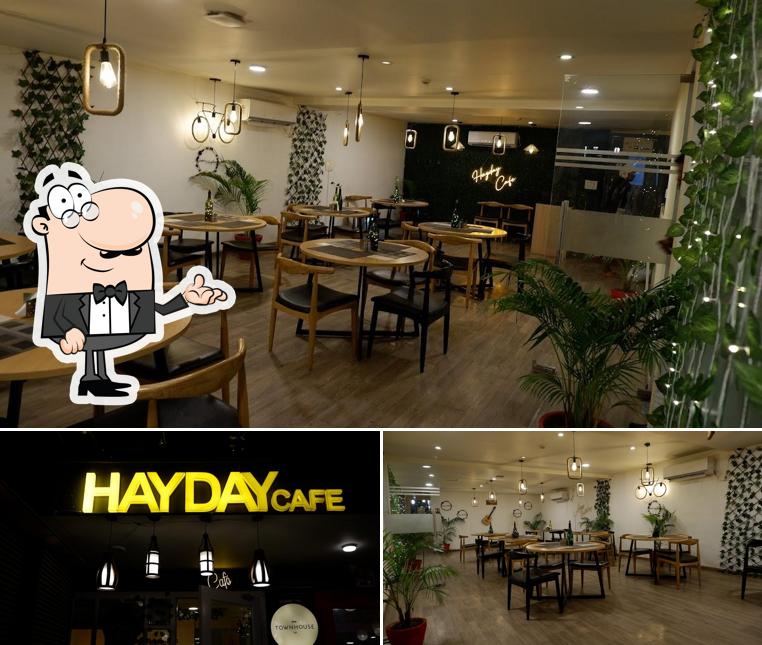 Take a seat at one of the tables at HayDay Cafe
