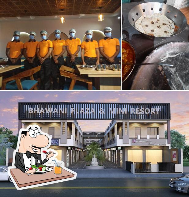 Check out the image depicting food and exterior at Hotel Bhawani Residency & Family Restaurant