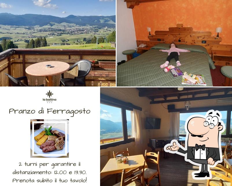 Gli interni di La Baitina