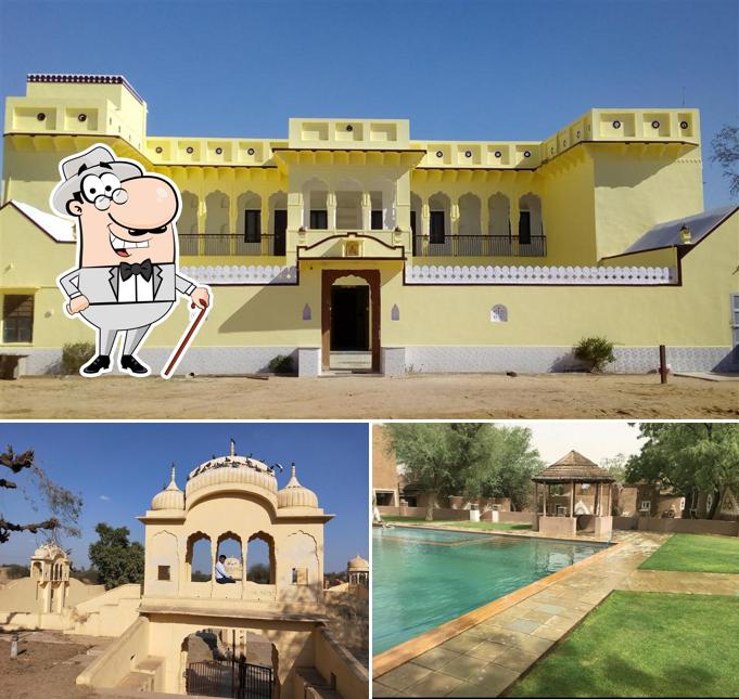 The exterior of Hotel Mandawa Palace and Restaurant