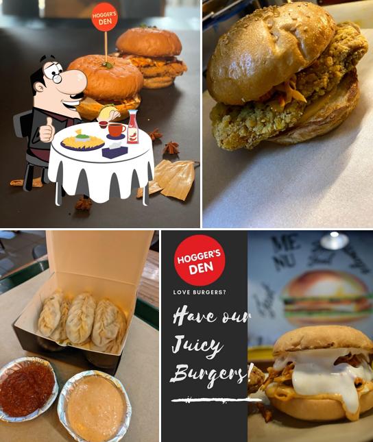 Hamburger at Hogger's den