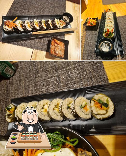 Order various sushi options