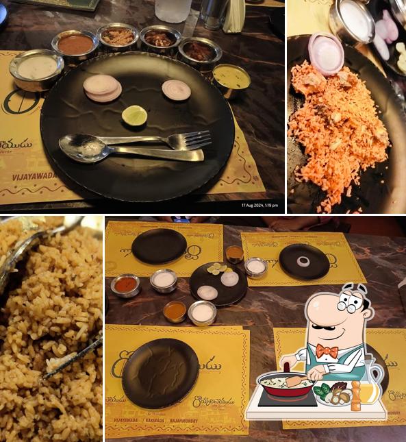 Fried rice at Royyala Naidu Military Hotel