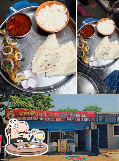 Food at Samarth krupa hotel
