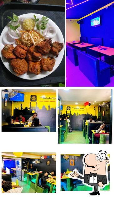 Check out how The kebabs island looks inside