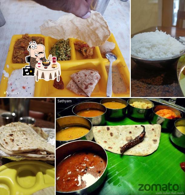 Meals at Sathyam Vegetarian Restaurant