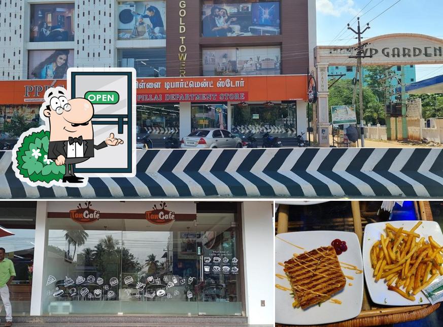 Among different things one can find exterior and food at TANCAFE (Coffee Shop Restaurant Tan Cafe)