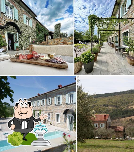 Goditi la vista dagli esterni di Villa Majda