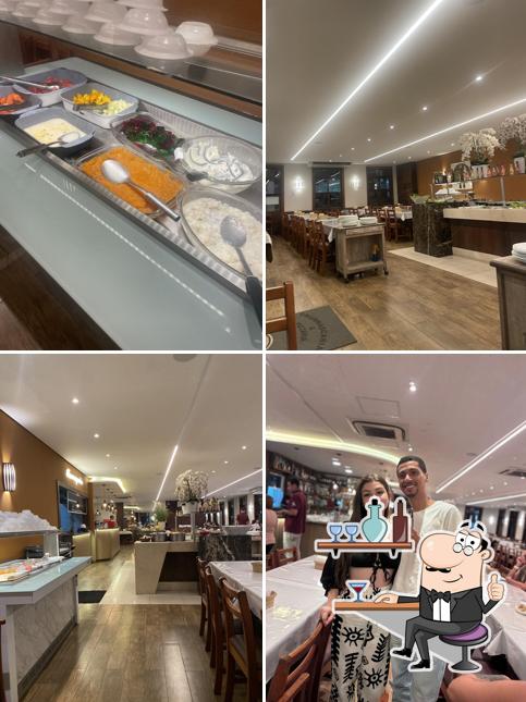 O interior do Chão Gaucho Steak House - Churrascaria e Pizzaria