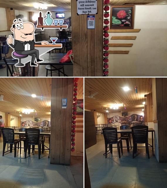 The interior of Hotel Deeprekha