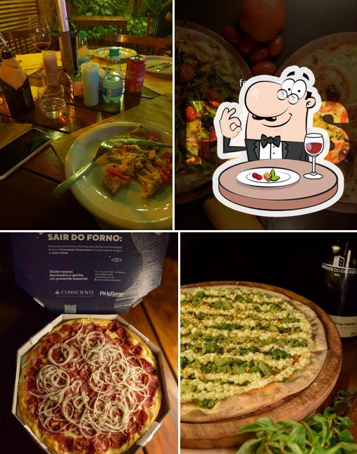 Platos en Pitigliano Pizzaria