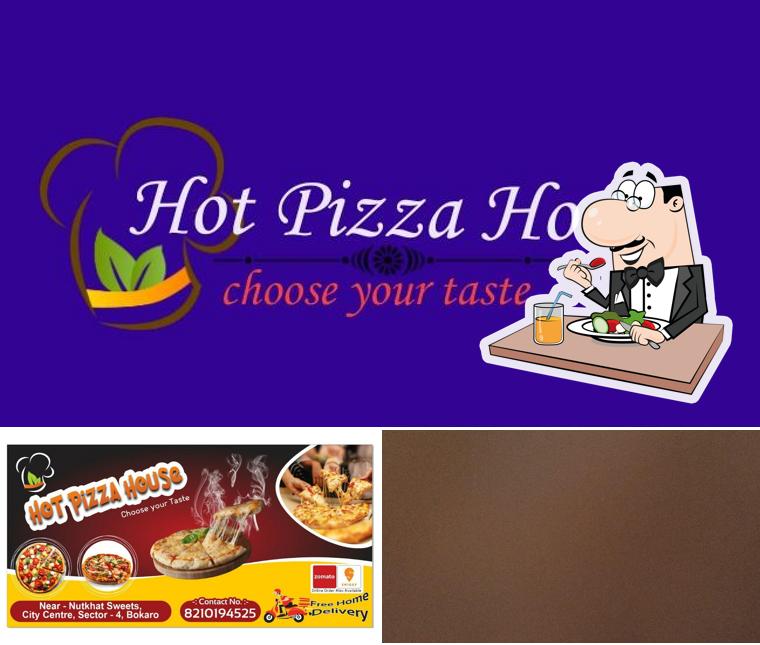 Food at Hot Pizza House