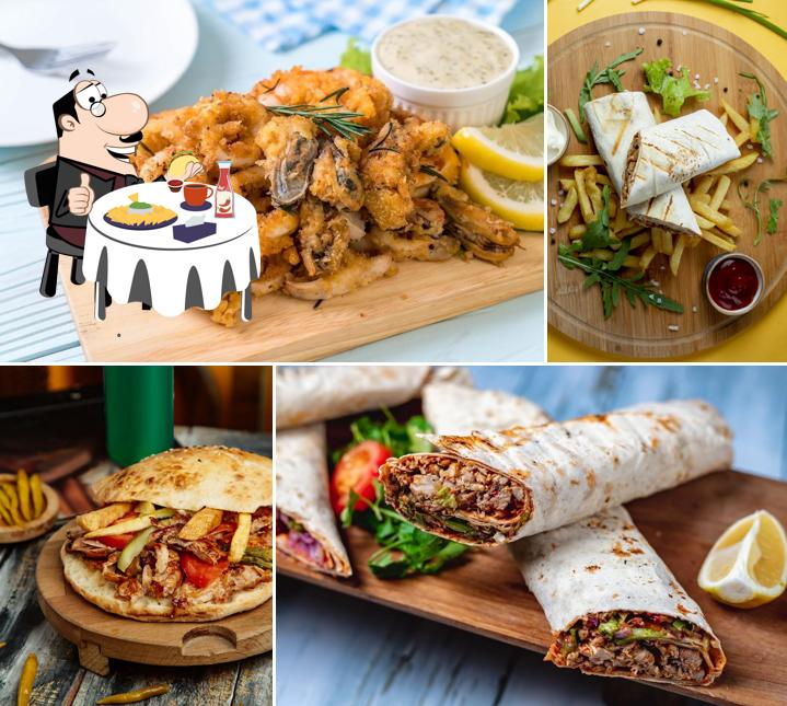 Piatto di formaggi al Istanbul Kebab halal food