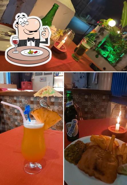 Food at Tony's Place fish n chips