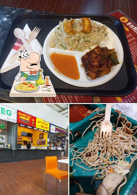 Among different things one can find food and interior at Shanghai Times