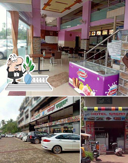 The exterior of Udupi Sagar Veg and Non-veg Restaurant