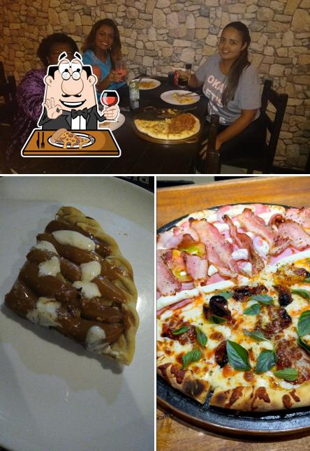 No Tito Forneria, você pode provar pizza