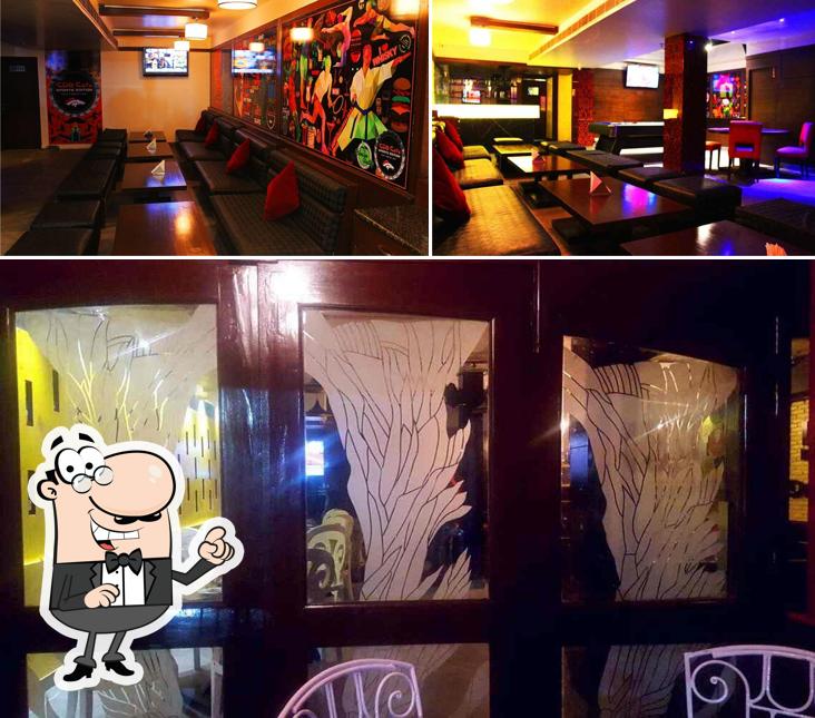 Take a seat at one of the tables at Cdb Cafe