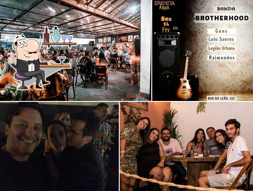 O interior do Eremita Bar