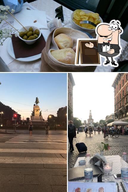 La foto della esterno e cibo di Majestic Cafe