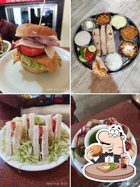 Try out a burger at Chat Bazar