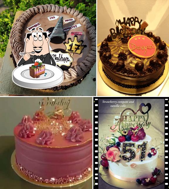 Chocolate cake at Dough Spinner