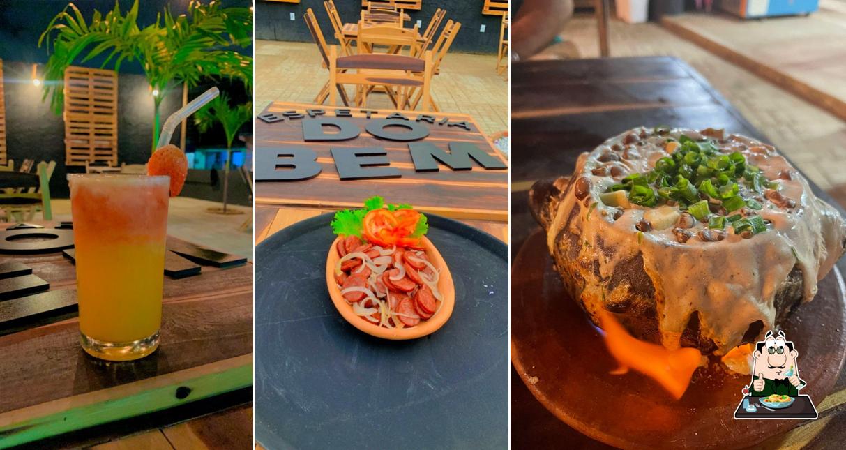 Comida em Espetaria do Bem