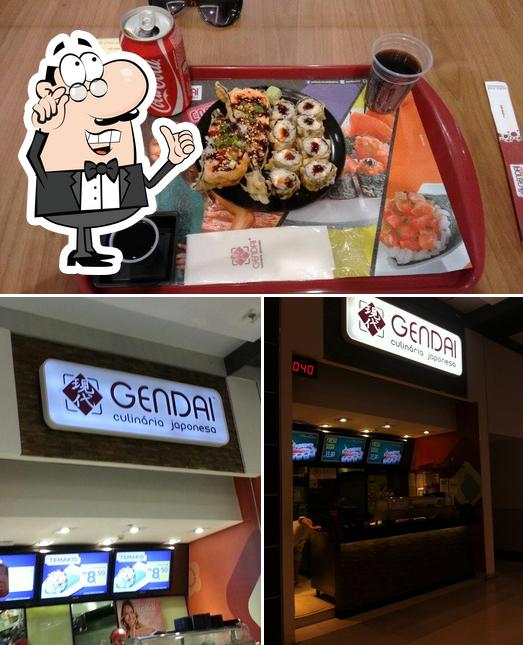 O interior do Gendai - Restaurante Japonês